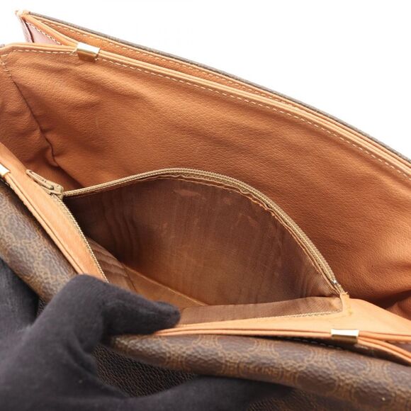 Celine Macadam PVC Coated Canvas Leather Shoulder Bag - Picture 2 of 6